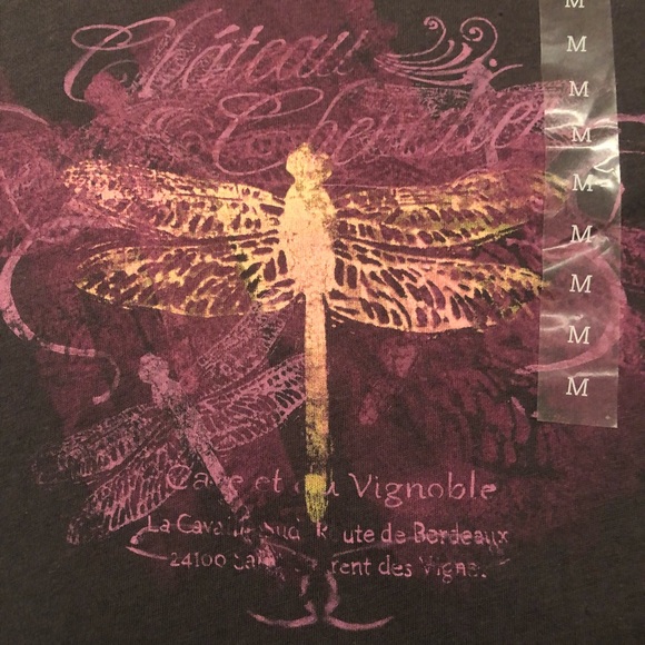 Tops - Ladies Grey Graphic Tee T-Shirt - size medium